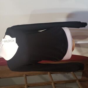 Wildfox Black long sleeve sweater nwt SZ S